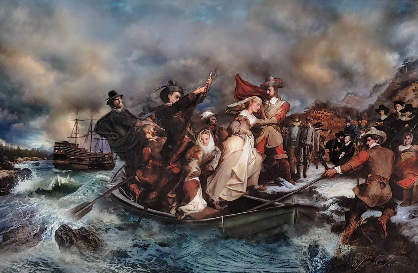 The Landing of the Anne 1623 (The Reunion)