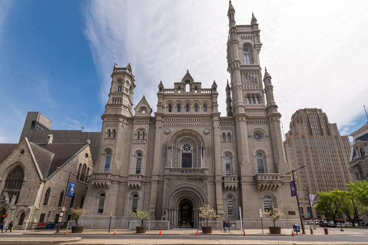 Exterior photo of the Masonic Temple in Pennsylvania